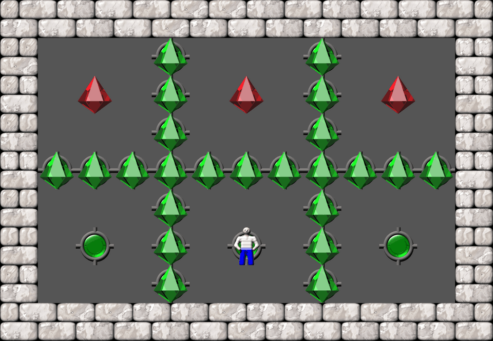 Sokoban Ghislain Martin Arranged level 34